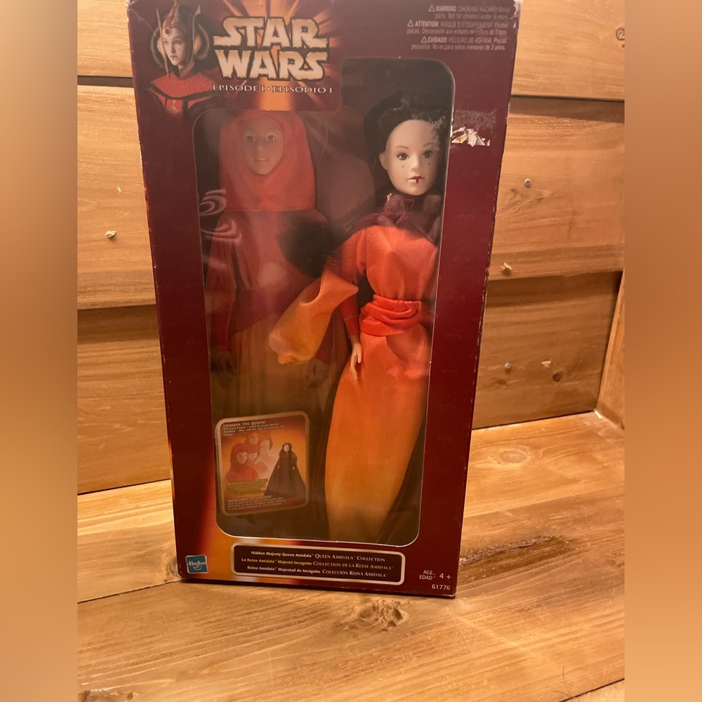 Star Wars Episode 1 Hidden Majesty Queen Amidala Collection Doll Hasbro 1998